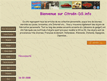 Tablet Screenshot of citroen-ds.info